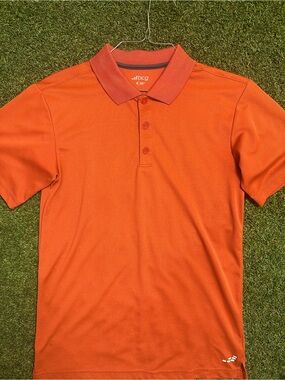 bcg Men's Orange Short-Sleeve Polo